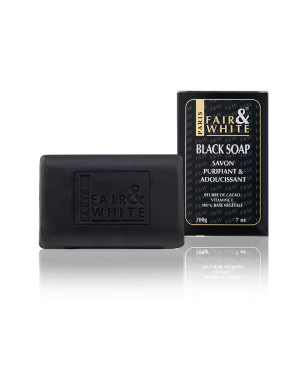 FAIR &amp; WHITE Black Soap – Savon Purifiant | Original