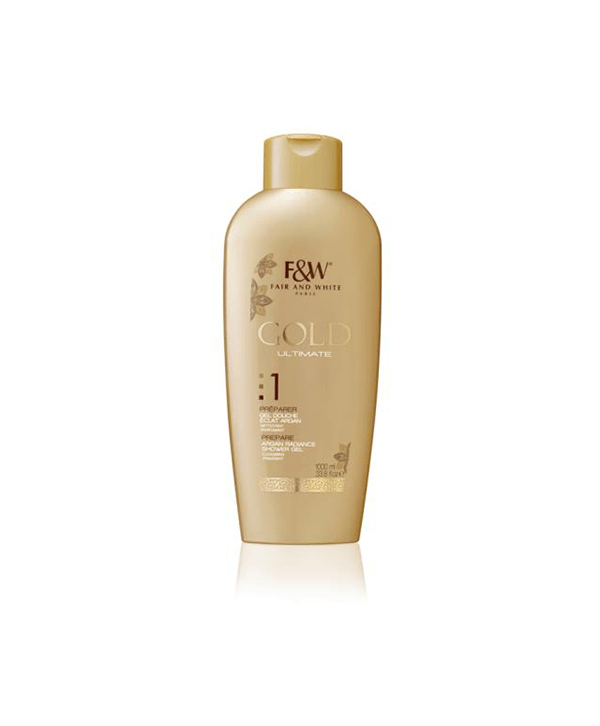 FAIR &amp; WHITE Gel Douche Eclat Argan 1000ml | Gold Ultimate