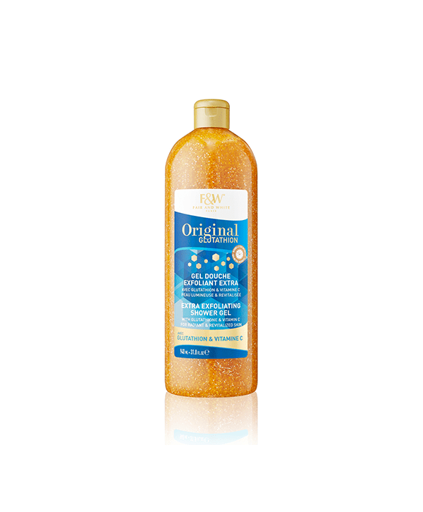 FAIR &amp; WHITE Gel douche exfoliant extra 940ml | Original Glutathion