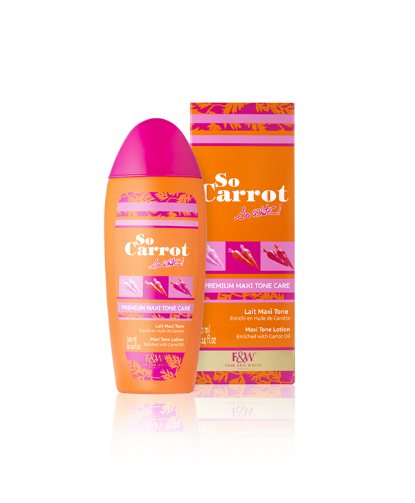 FAIR &amp; WHITE Lait Maxi Tone | SO CARROT ! 300 ml