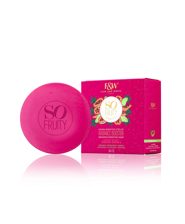 FAIR &amp; WHITE Savon Booster d’Eclat | So Fruity Papay 200 g
