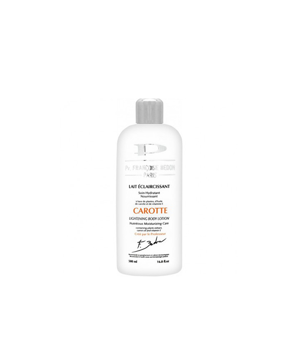 Lait Éclaircissant – Carotte 500ml | Pr Françoise BEDON