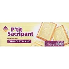 BISC P'TIT SACRI CHOC BLANC LP-150G