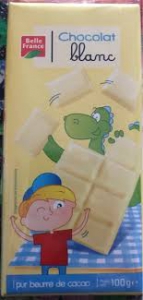 CHOCOLAT BLANC BF - 100G