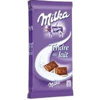 CHOCOLAT TENDRE LAIT MILKA - 100G