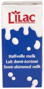 LAIT LILAC DEMI ECREME BRICK 1L