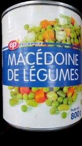 MACÉDOINE DE LÉGUME  EP 800G