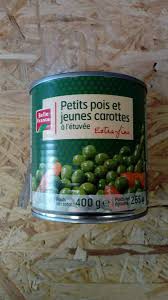 PETIT POIS ET JEUNE CAROTTE BF 400G