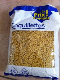 COQUILLETTES LEADER PRICE 1KG