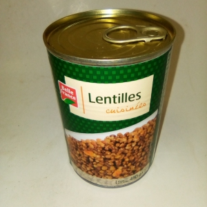 Lentilles cuisinées BF - 410