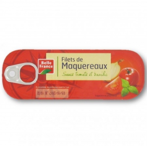 FILETS DE MAQUEREAUX BASILIC 85G