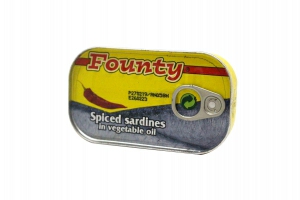 Sardine à l´huile pimentées - 125g