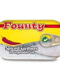 SARDINE pimentée  FOUNTY-125g