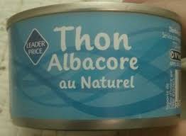 THON ALBACORE AU NATUREL LP - 80G