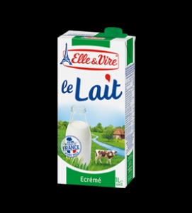 Lait  écrémé  BRIQ 1L