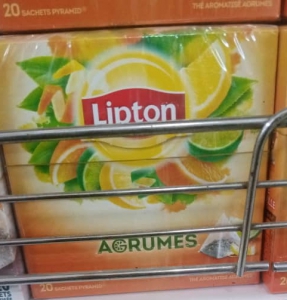 Thé lipton Agrumes Rouges-20sachets