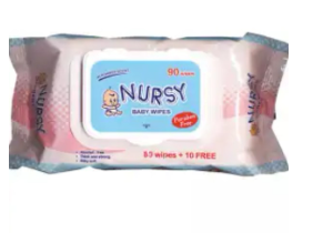 80 Lingettes pour bébé NURSY