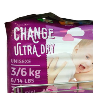 COUCHE BEBE CHANGE ULTRA DRY 3-6KG