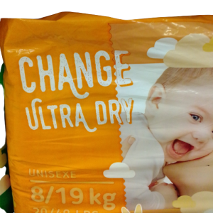 COUCHE BEBE CHANGE ULTRA DRY 8-19KG