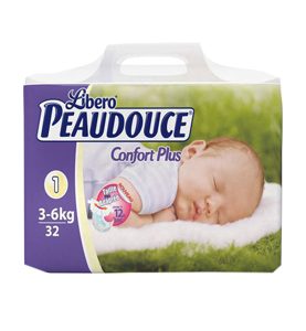 Couche bébé LIBERO PEAUDOUCE 3-6Kg