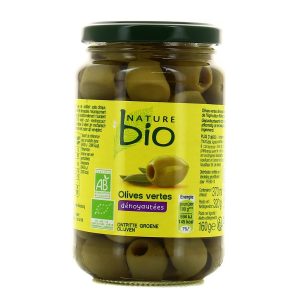 Olives vertes dénoyautées – 160g