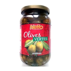 olives vertes entières Netto 200g