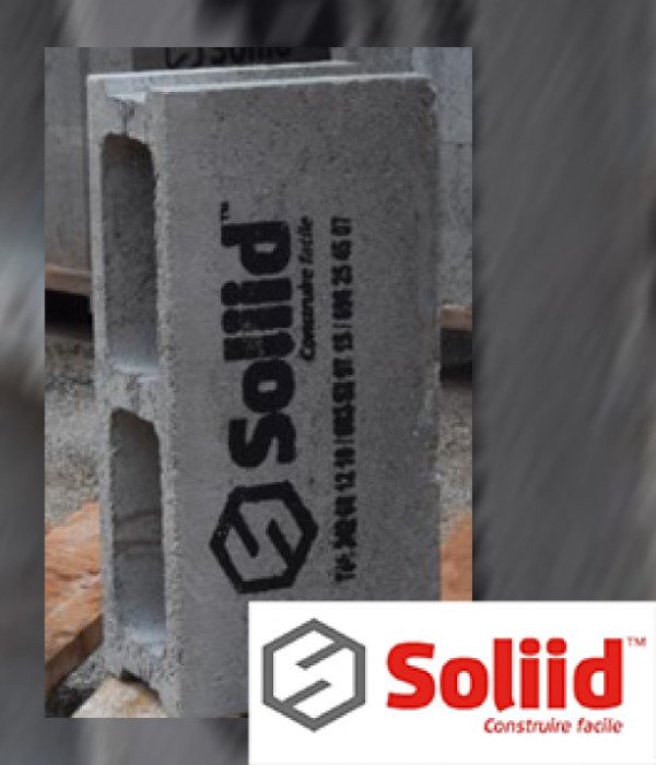 Parpaing de 15/40 Vibré – Soliid BBM 1540