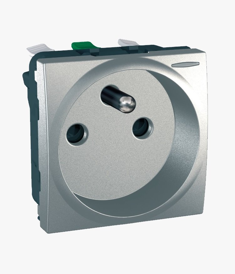 Unica TC – Prise de courant 2P+T, Volet Connection Rapide