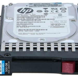 Disque dur HP 500 Go  Hot-Swap SATA-300  7.2K  2.5 pour G6/G7[507610-B21]