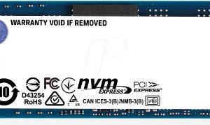 Disque dur interne  SSD KINGSTON 1000Go NV2 M.2 2280 PCIe 4.0 NVMe SSD[SNV2S/1000G]