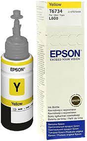 Bouteille d encre Epson T6734 Yellow 70ml / 1900 photos/ L805, L1800[C13T67344A]