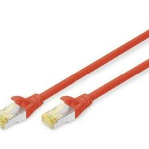 Cordon de brassage CAT 6A S-FTP? 10 m, ROUGE[DK-1644-A-100/R]
