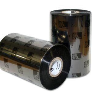 Carton de 12 Rubans noir (02300BK11045) Zebra Cire 2300 – 110mmx450m[02300BK11045]