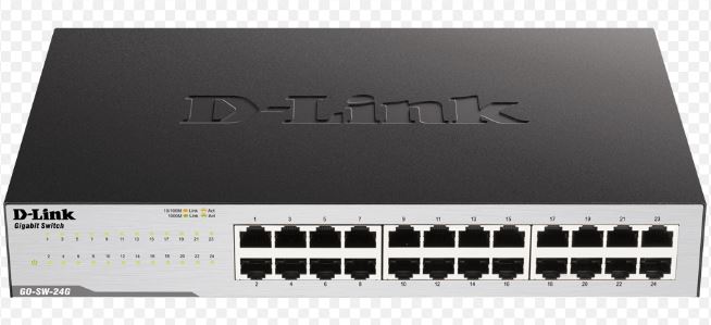 Switch D-Link GO-SW-24G 24 ports 10/100/1000 – non Manageable[GO-SW-24G]