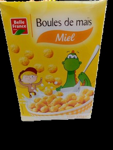 BOULES DE MAIS AU MIEL 375G BF