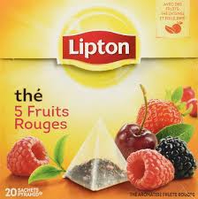 THE LIPTON 5 FRUITS ROUGE THE NOIR