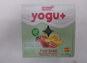 FEIRAGO YOGU+ FRUIT SALAD 4*125G