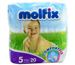 Couches Molfix  Junior  11-25  Kg