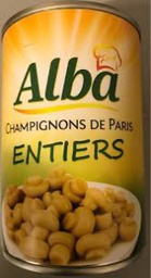 [STLALTGE-FLGCHA-0141] CHAMPIGNON DE PARIS ENTIE ALBA 800G