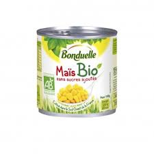 [STLALTGE-FLGCON-0345] MAIS BIO SANS SUCRE BONDUELLE-100G
