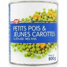 [STLALTGE-FLGPOI-0441] PETIT POIS JEUNE CAROTTE EP 800G