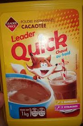 [STLALTGE-DEJCHO-0455] POUDRE  CACAOTE LEADER QUICK LP-1KG