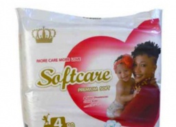 [STLBBYGE-ALLCOL-0013] Couches  Bébé SOFTCARE 4 - 80 Pcs