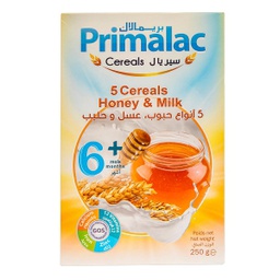 [STLBBYGE-ALLMCW-0096] Primalac 5 Cereals,Honey,Milk-250g