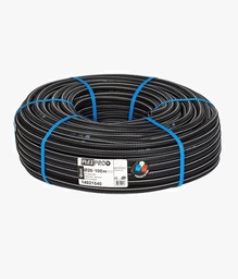 [BTVBADLA-DoEGai-0048] Gaine annelée Ø20-100m Flexpro+, Noir