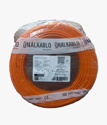 [BTVBADLA-DoEFil-0059] Unalkablo – Fil Rigide H07V-U 1×1.5 Orange – Rouleau de 100m