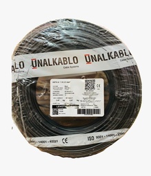 [BTVBADLA-DoEFil-0060] Unalkablo – Fil Rigide H07V-U 1×2.5 Noir – Rouleau de 100m