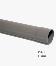 [BTVBADLA-PbSTuy-0182] Tuyau PVC Diam. 40mm, L. 4m