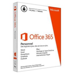 [ITKINFSOF-2110210063] Logiciel Office 365 Personal 32/64 Frech Subscr 1 YR[QQ2-00044]