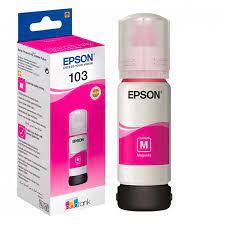 [ITKINFBOU-1220220087] Bouteille d encre Epson103 EcoTank Magenta  / 7500 pages/ L3110, L3150, L5190[C13T00S34A]